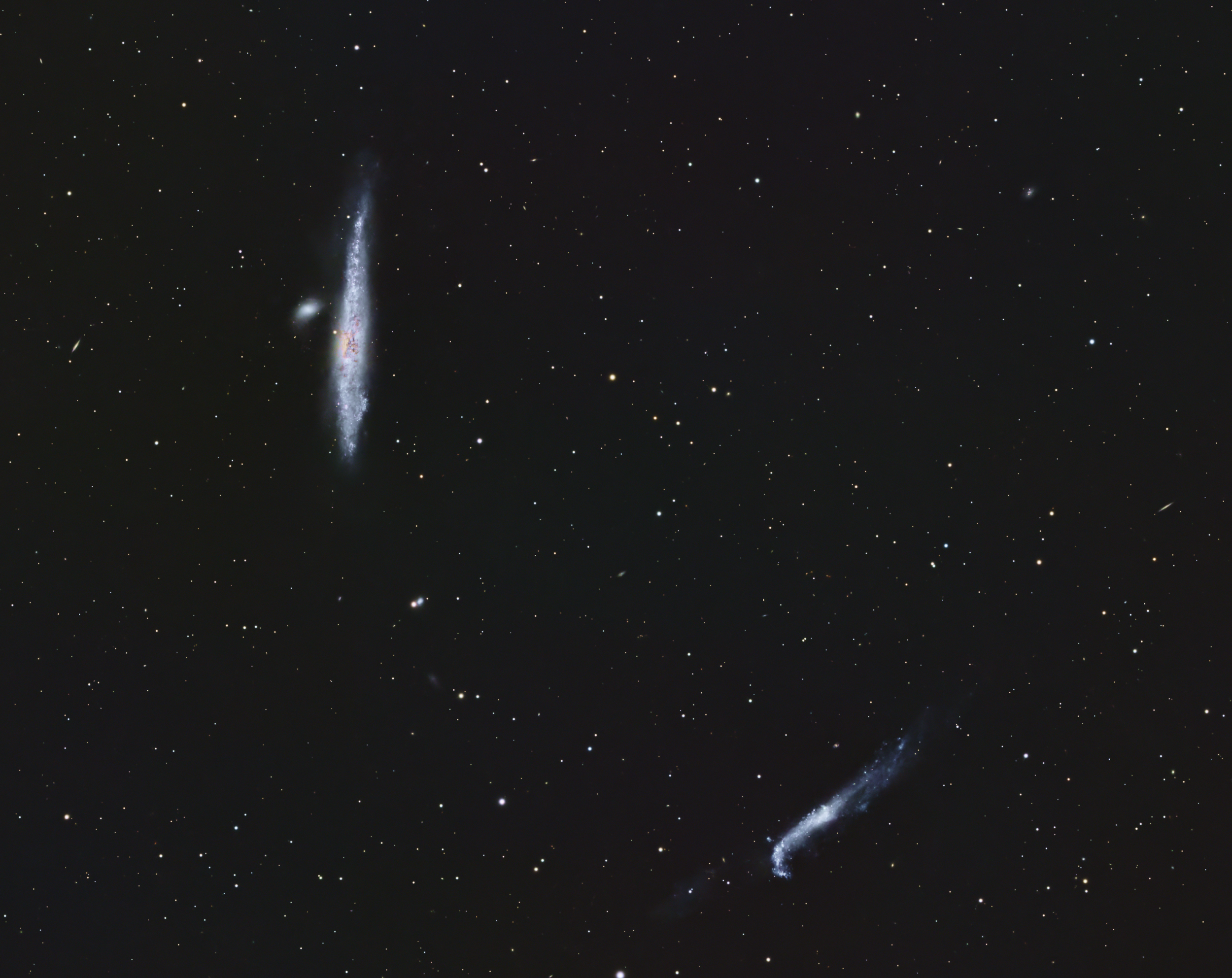 NGC 4631 and 4656
